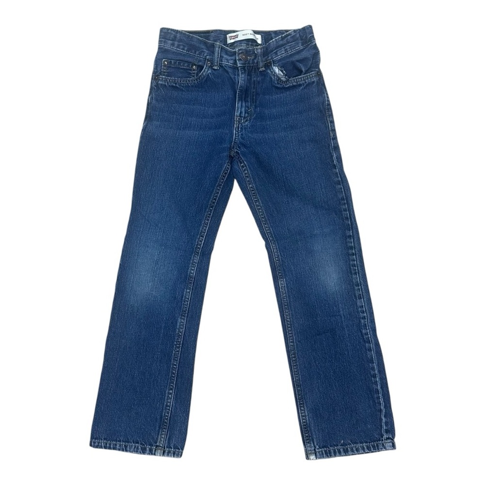 Levi's 505 boys jeans Denim Blue Size 12 Slim W 24 x L 26
